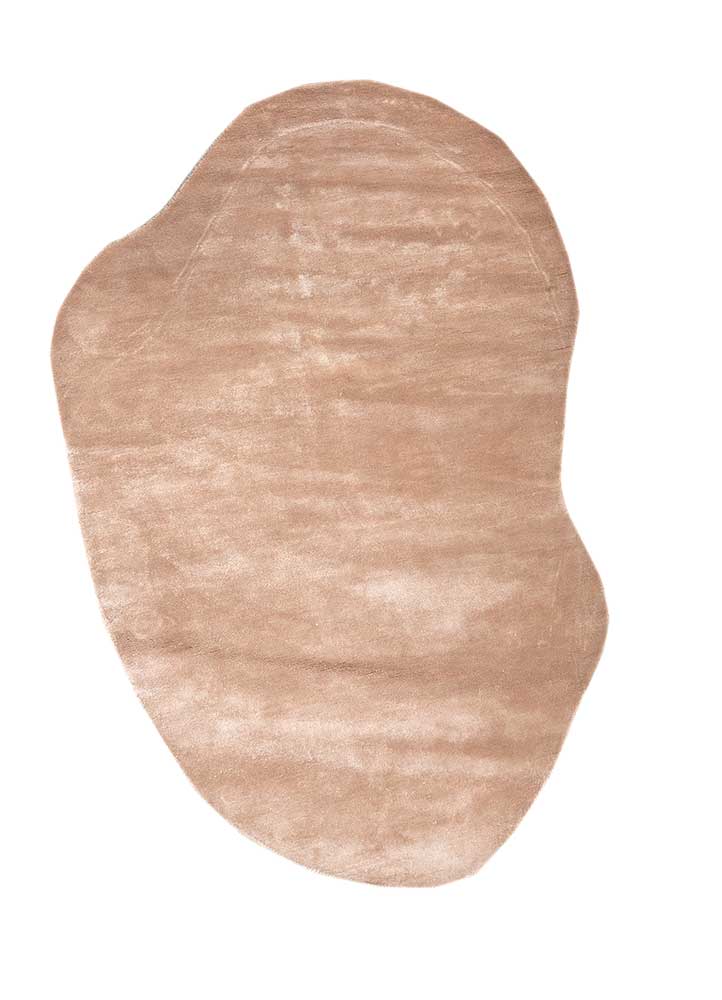 Designer Teppich sonderform - 225 x 150 cm - orange