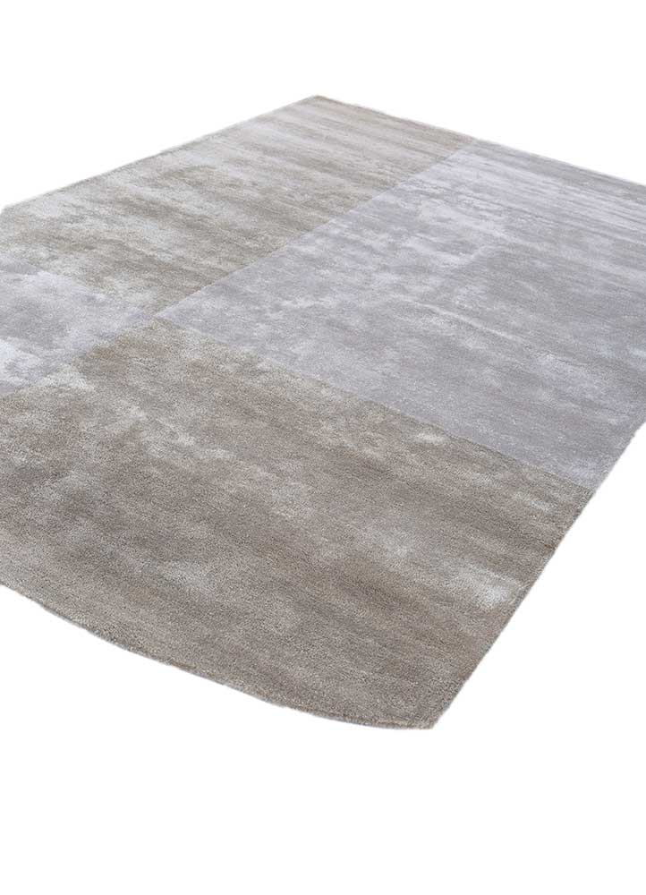 Designer Teppich sonderform - 240 x 150 cm - hellgrau - Image 2