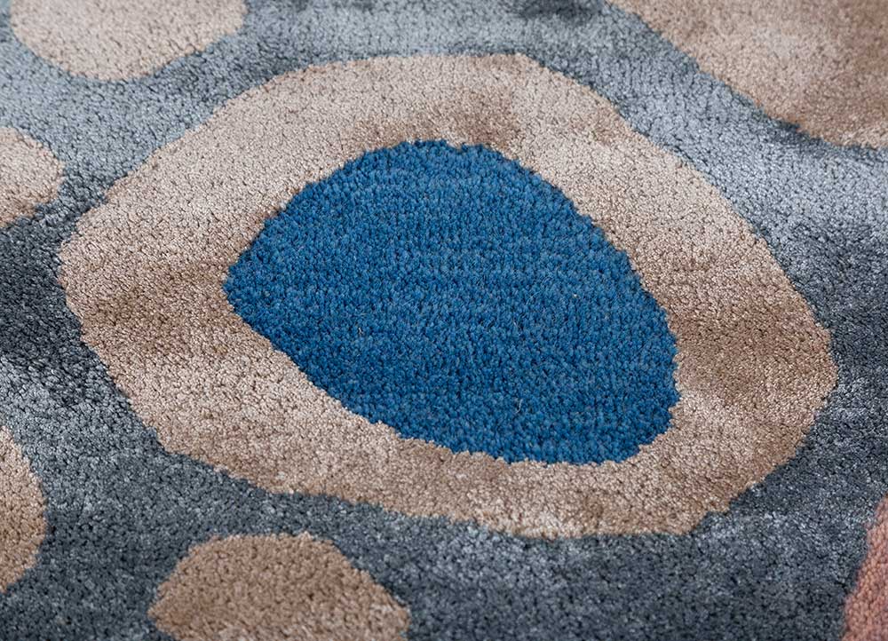 Designer Teppich sonderform - 270 x 180 cm - blau - Image 8