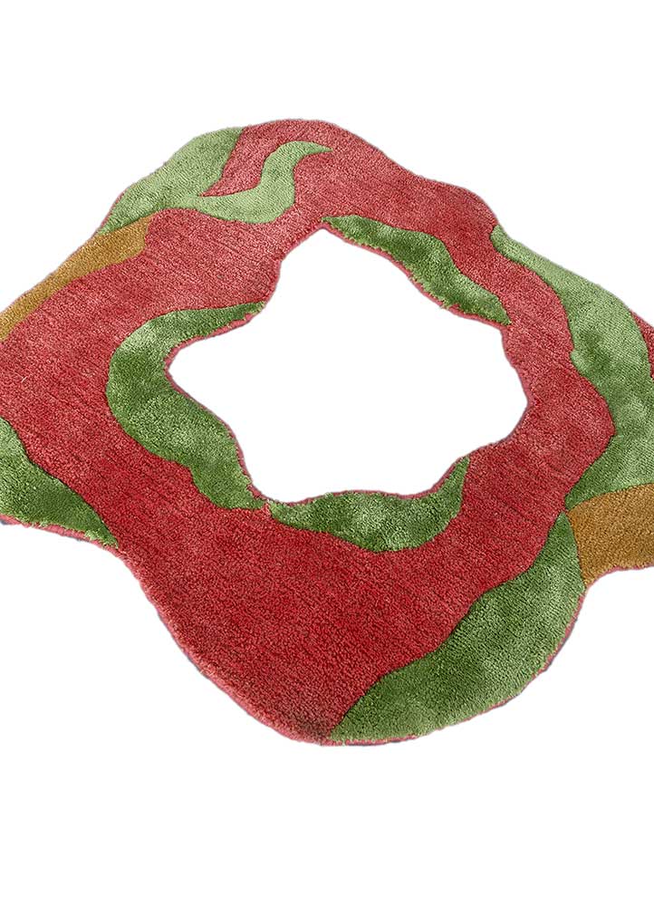 Designer Teppich sonderform - 70 x 80 cm - orange - Image 2