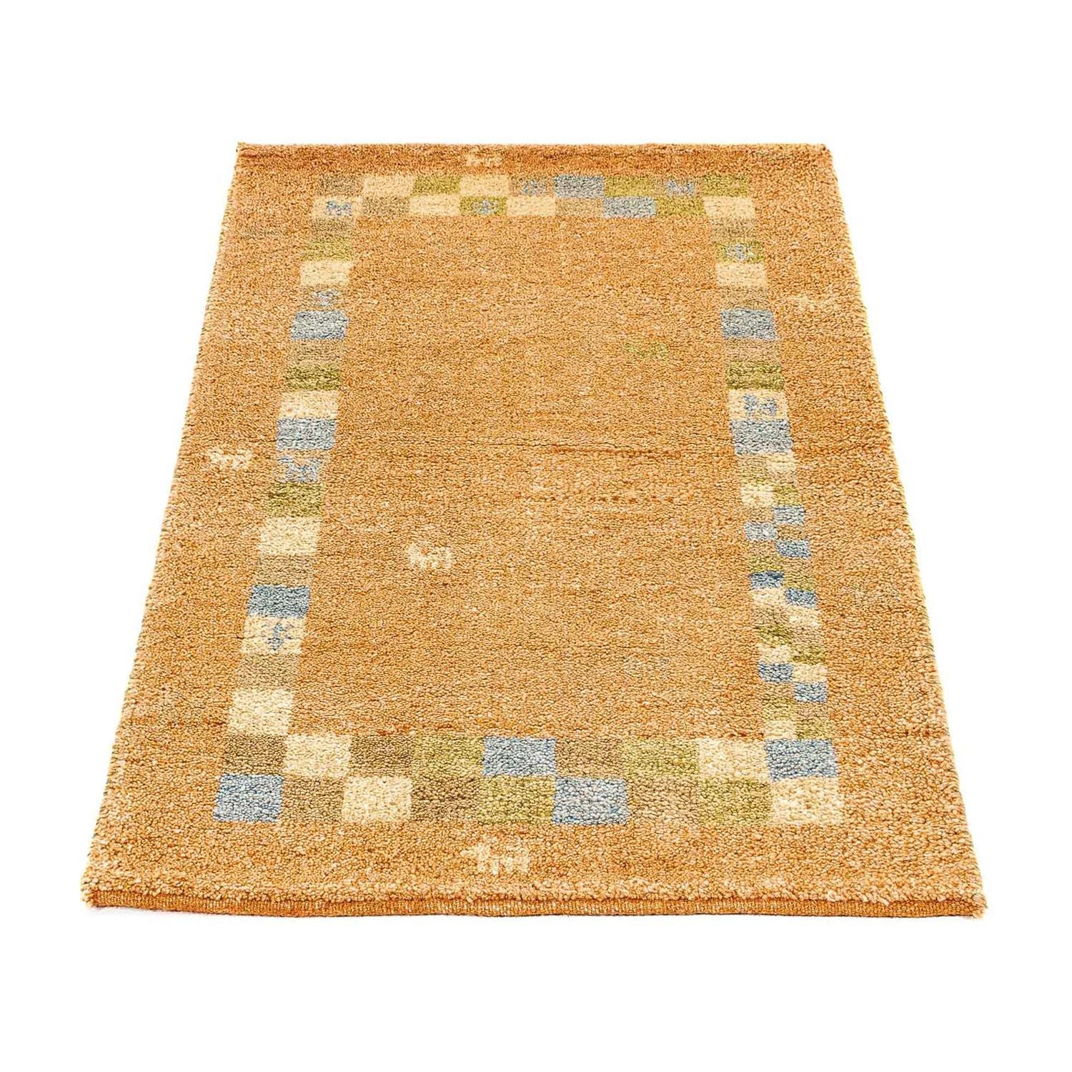 Gabbeh Teppich - Indus 110 x 65 cm - gold - Image 5