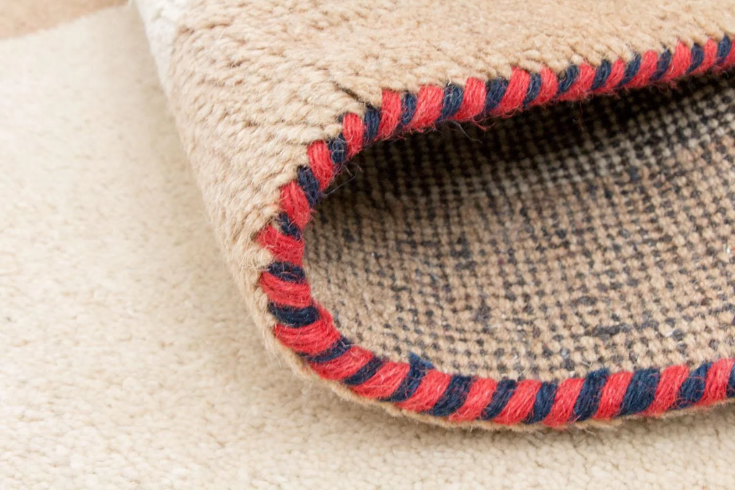 Gabbeh Teppich - Indus 132 x 68 cm - beige - Image 4