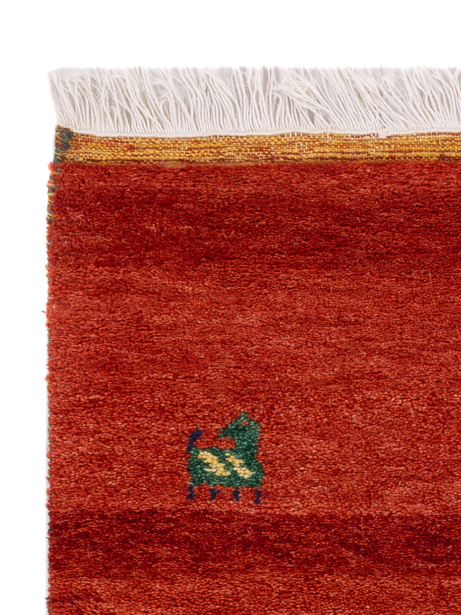 Gabbeh Teppich - Indus - 140 x 70 cm - rost - Image 3