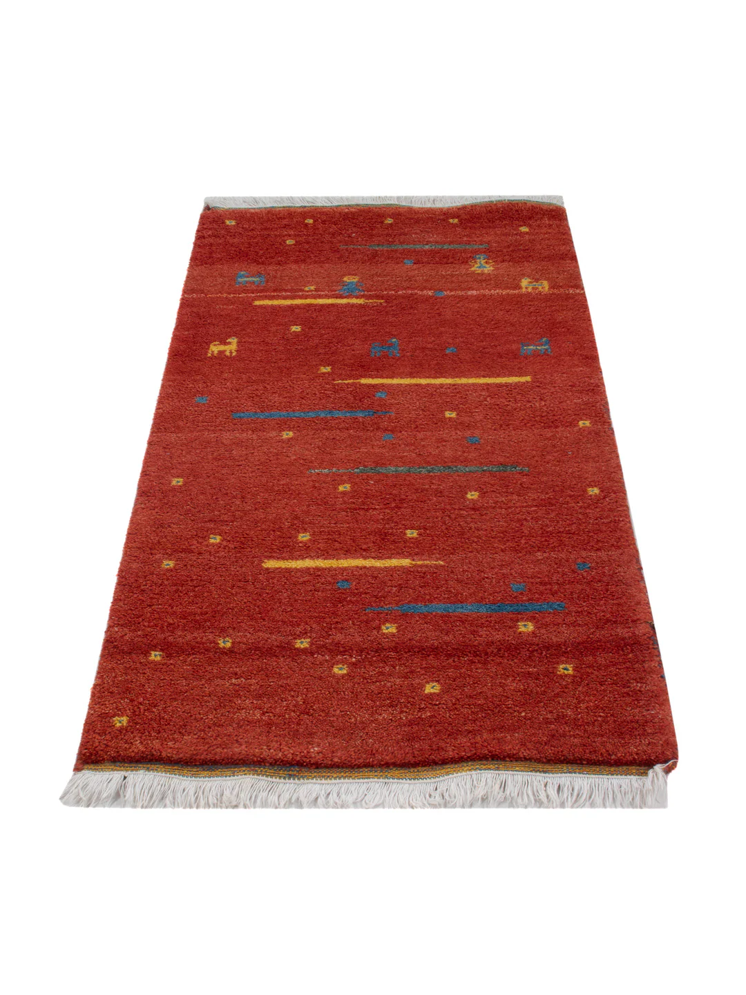 Gabbeh Teppich - Indus - 140 x 70 cm - rost - Image 6