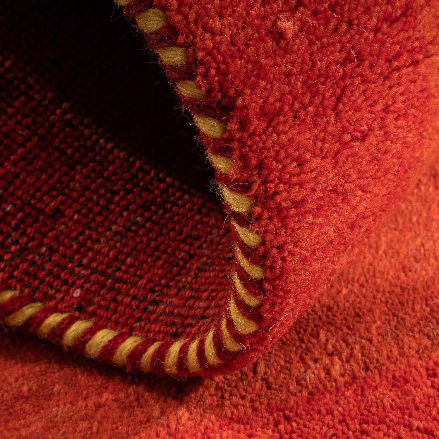 Gabbeh Teppich - Indus 142 x 74 cm - dunkelrot - Image 4