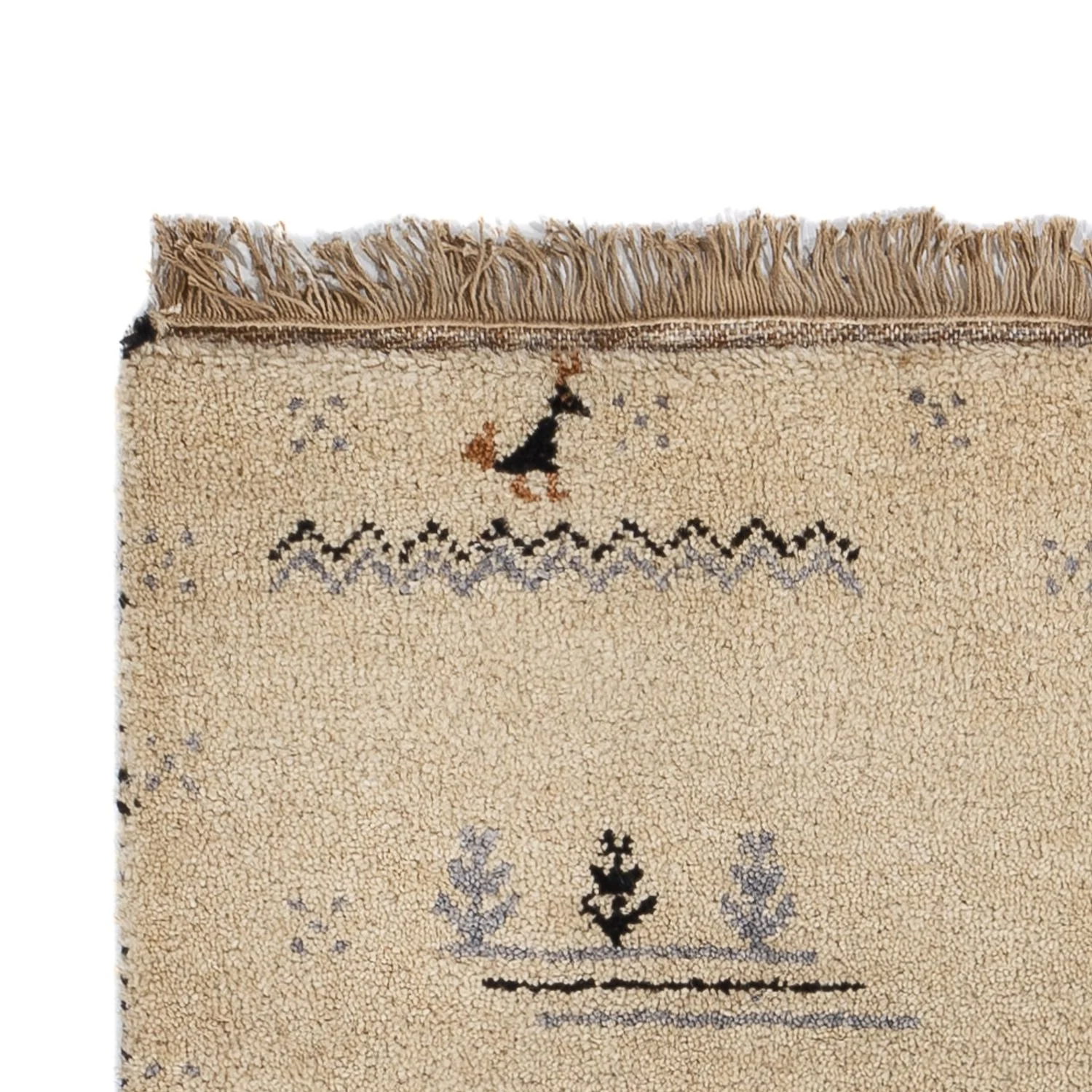 Gabbeh Teppich - Indus - 160 x 90 cm - beige - Image 3