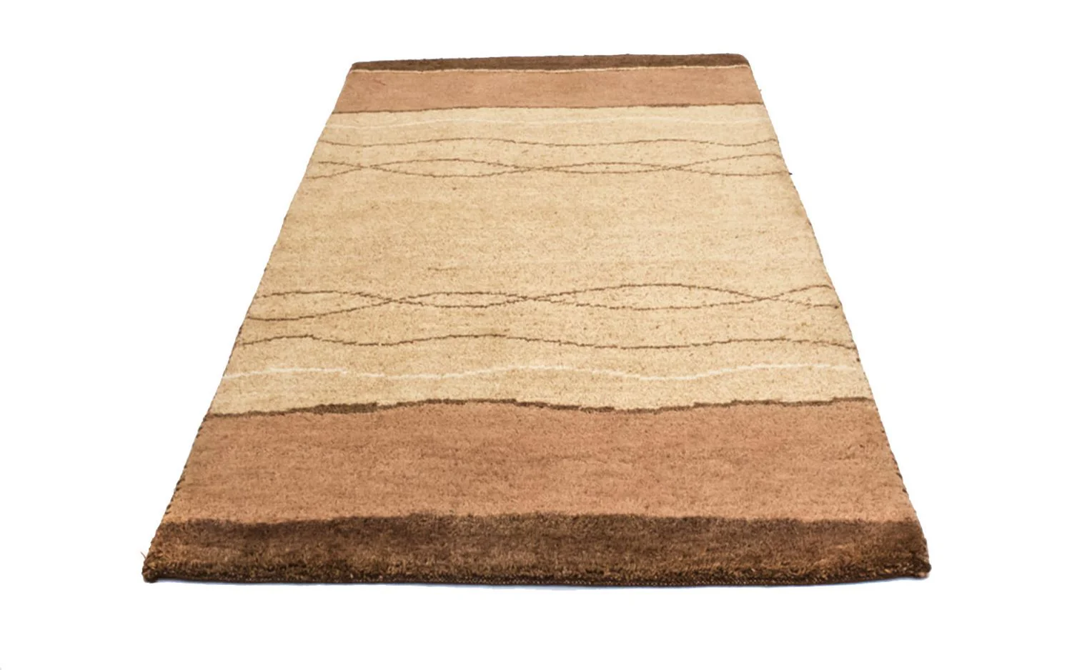 Gabbeh Teppich - Indus 160 x 90 cm - braun - Image 5