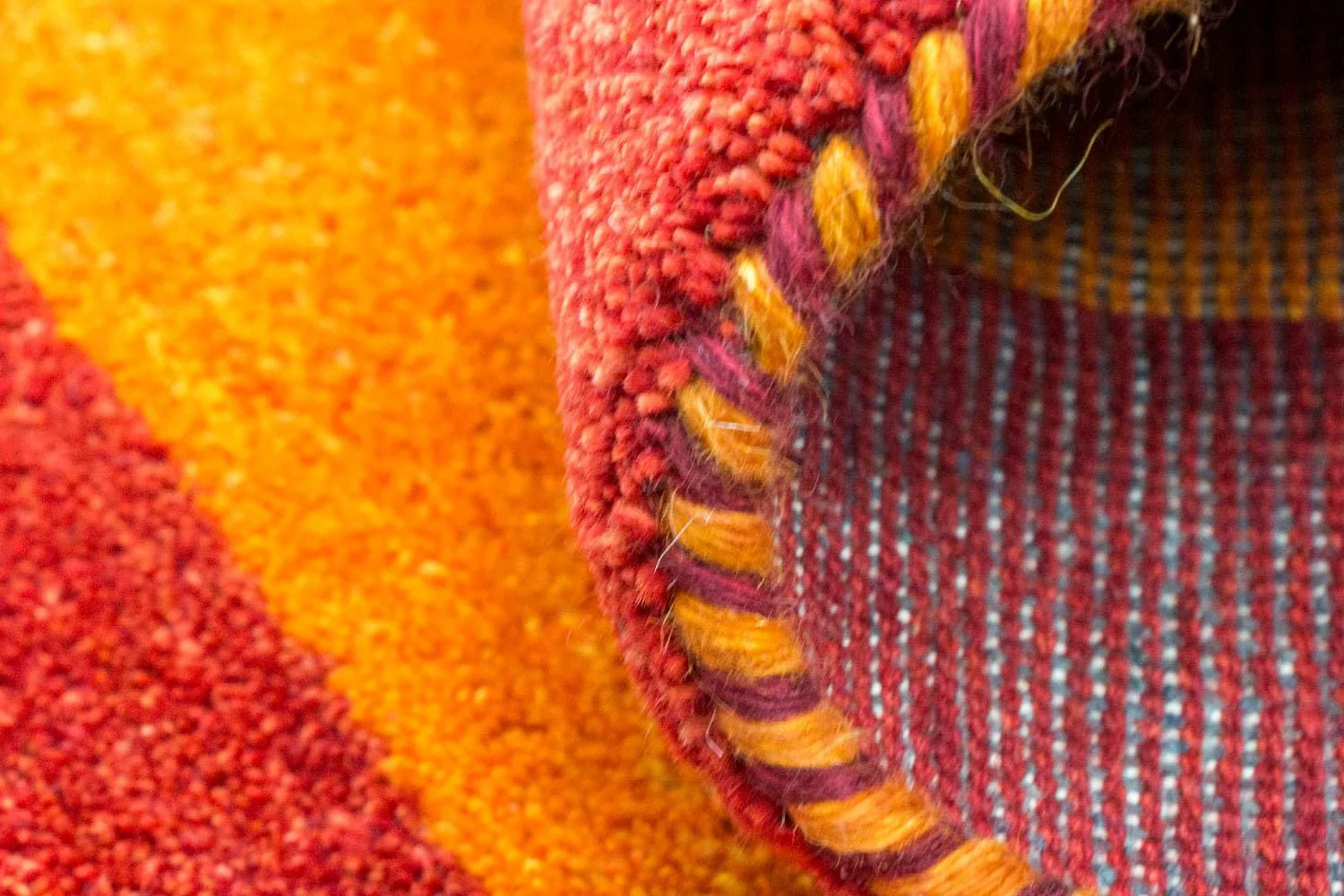 Gabbeh Teppich - Indus 160 x 93 cm - orange - Image 6