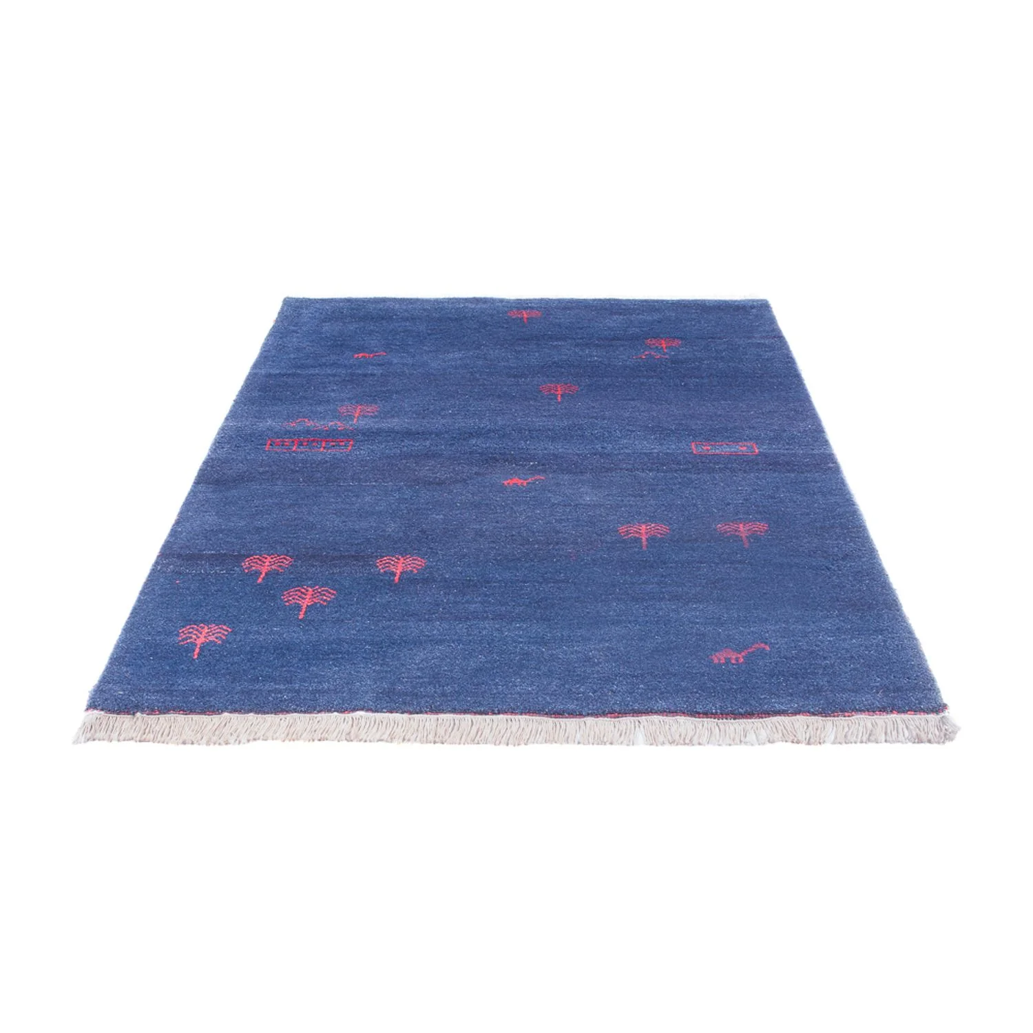 Gabbeh Teppich - Indus - 180 x 120 cm - dunkelblau - Image 5