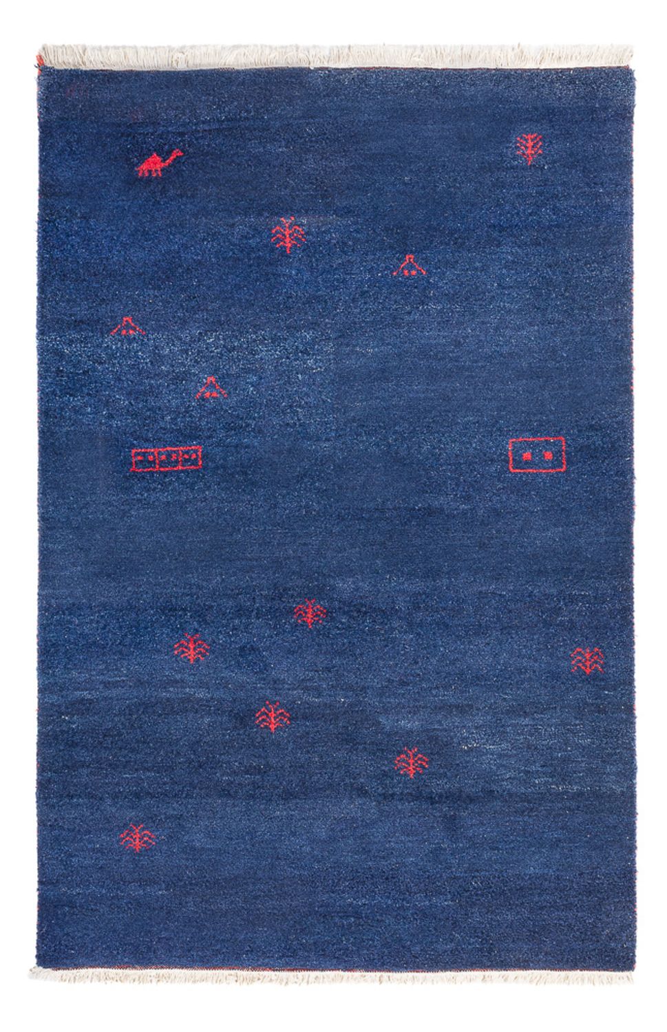 Gabbeh Teppich - Indus - 180 x 120 cm - dunkelblau