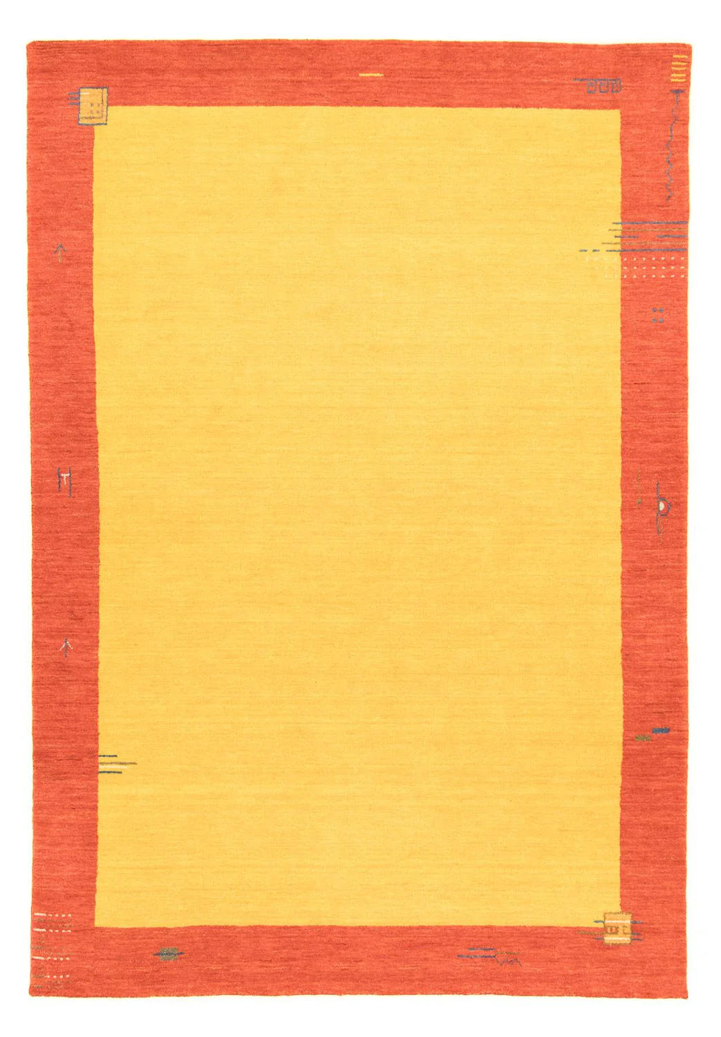 Gabbeh Teppich - Indus 180 x 120 cm - gold