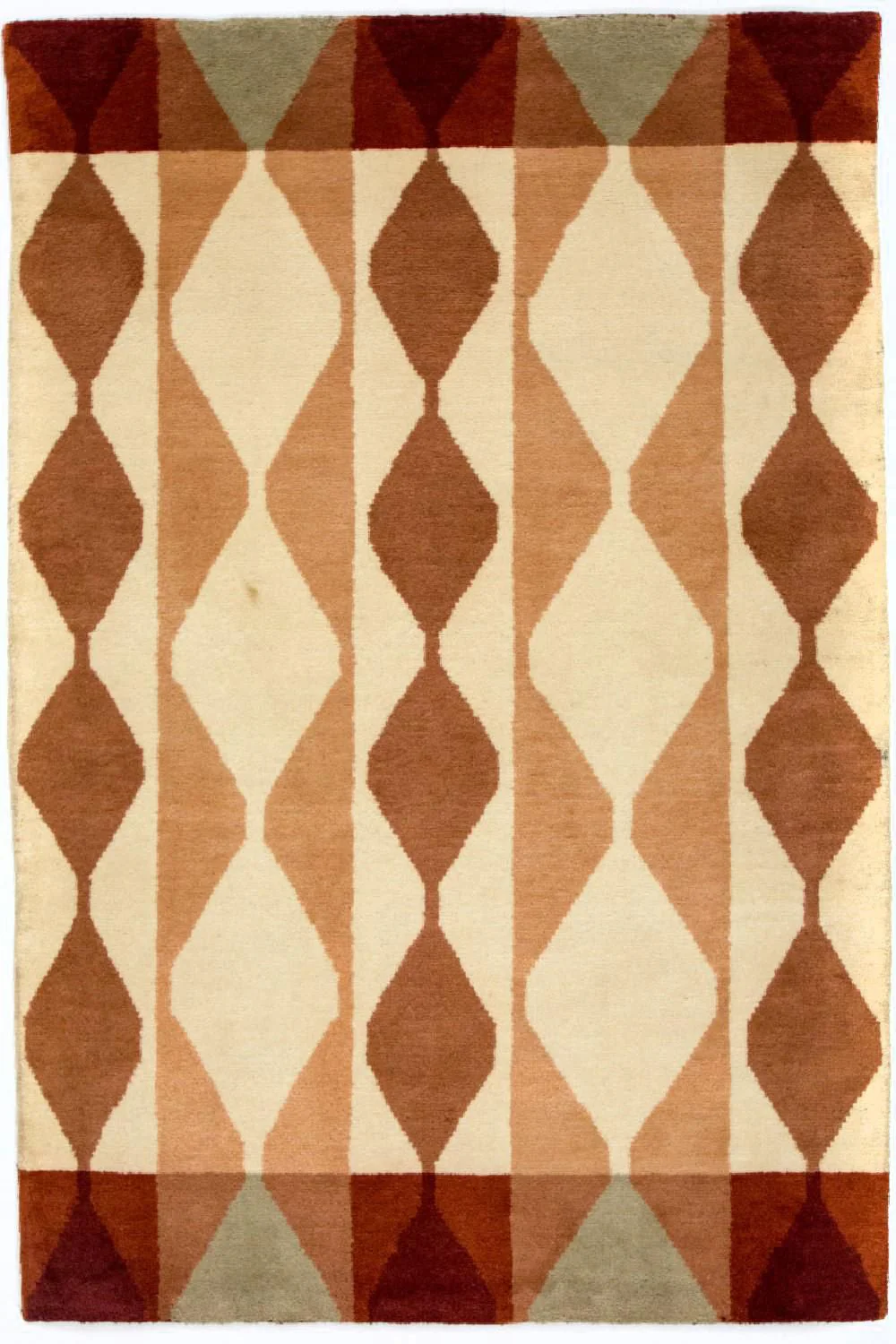 Gabbeh Teppich Indus 182x119cm - Wollteppich