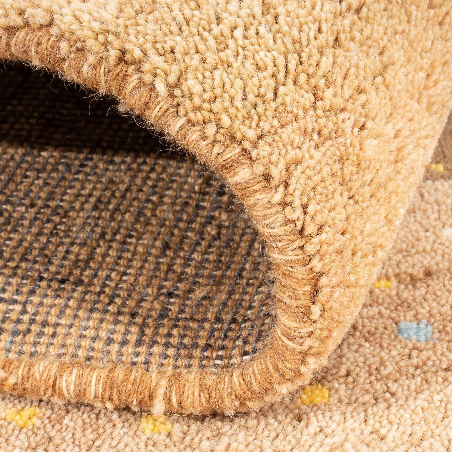 Gabbeh Teppich - Indus - 184 x 120 cm - beige - Image 4