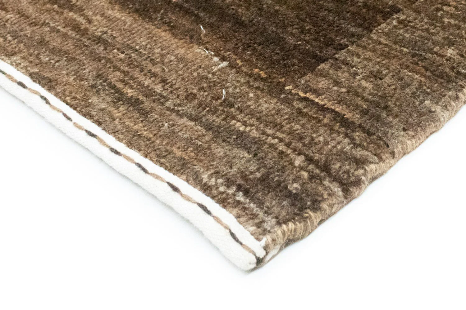 Gabbeh Teppich - Indus 188 x 132 cm - dunkelbraun - Image 2