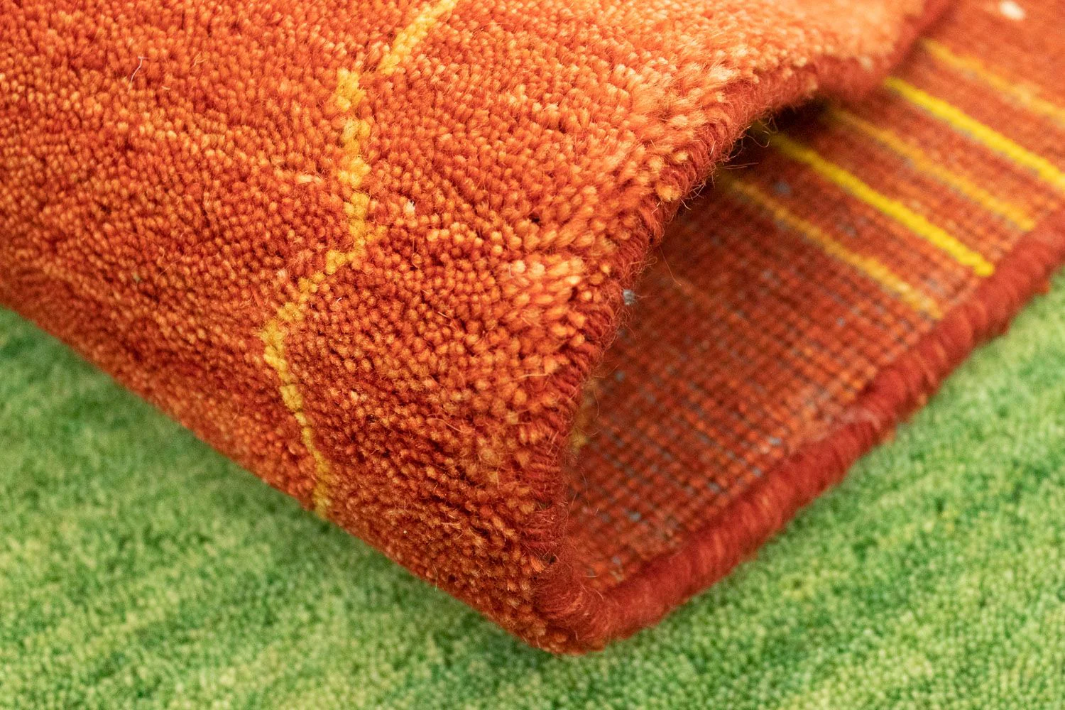 Gabbeh Teppich - Indus 200 x 80 cm - grün - Image 4