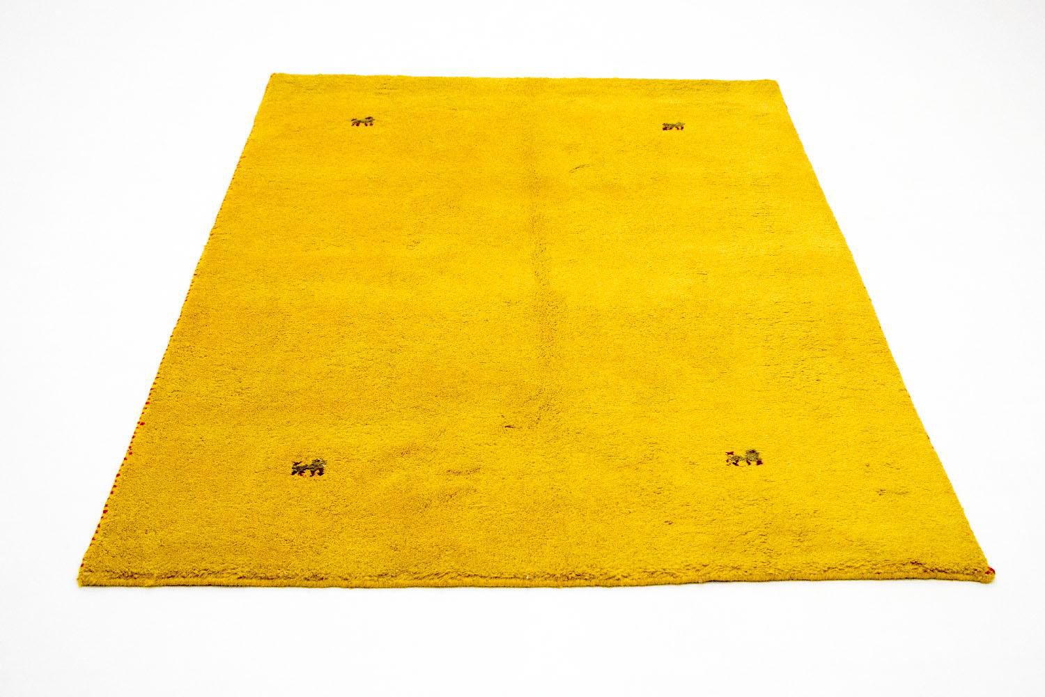 Gabbeh Teppich - Indus 202 x 141 cm - gold - Image 5