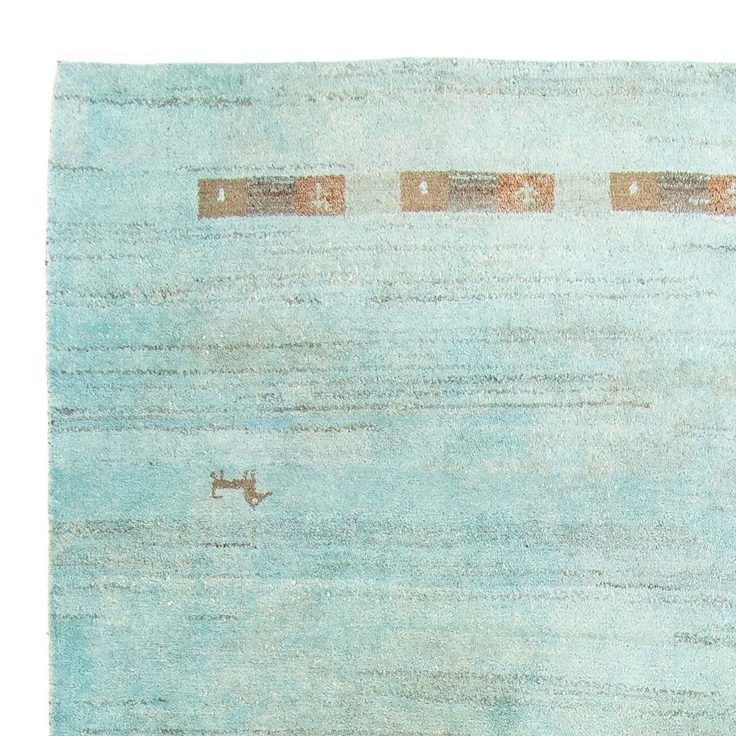 Gabbeh Teppich - Indus 237 x 170 cm - hellblau - Image 3