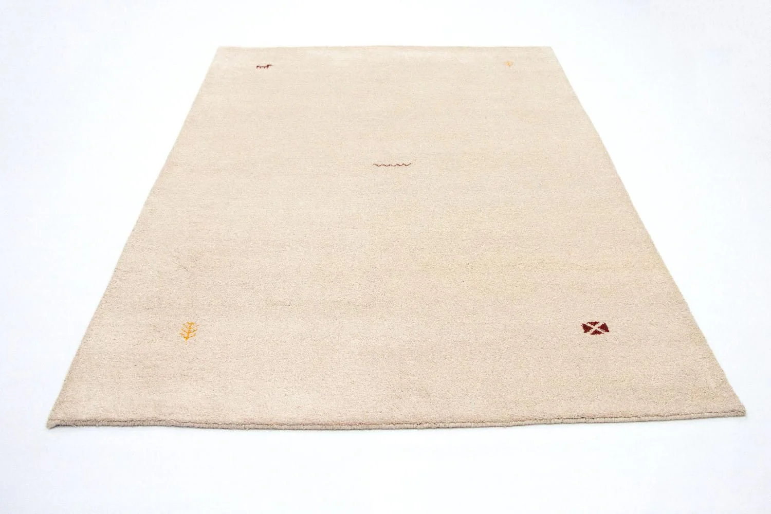 Gabbeh Teppich - Indus 240 x 170 cm - beige - Image 5