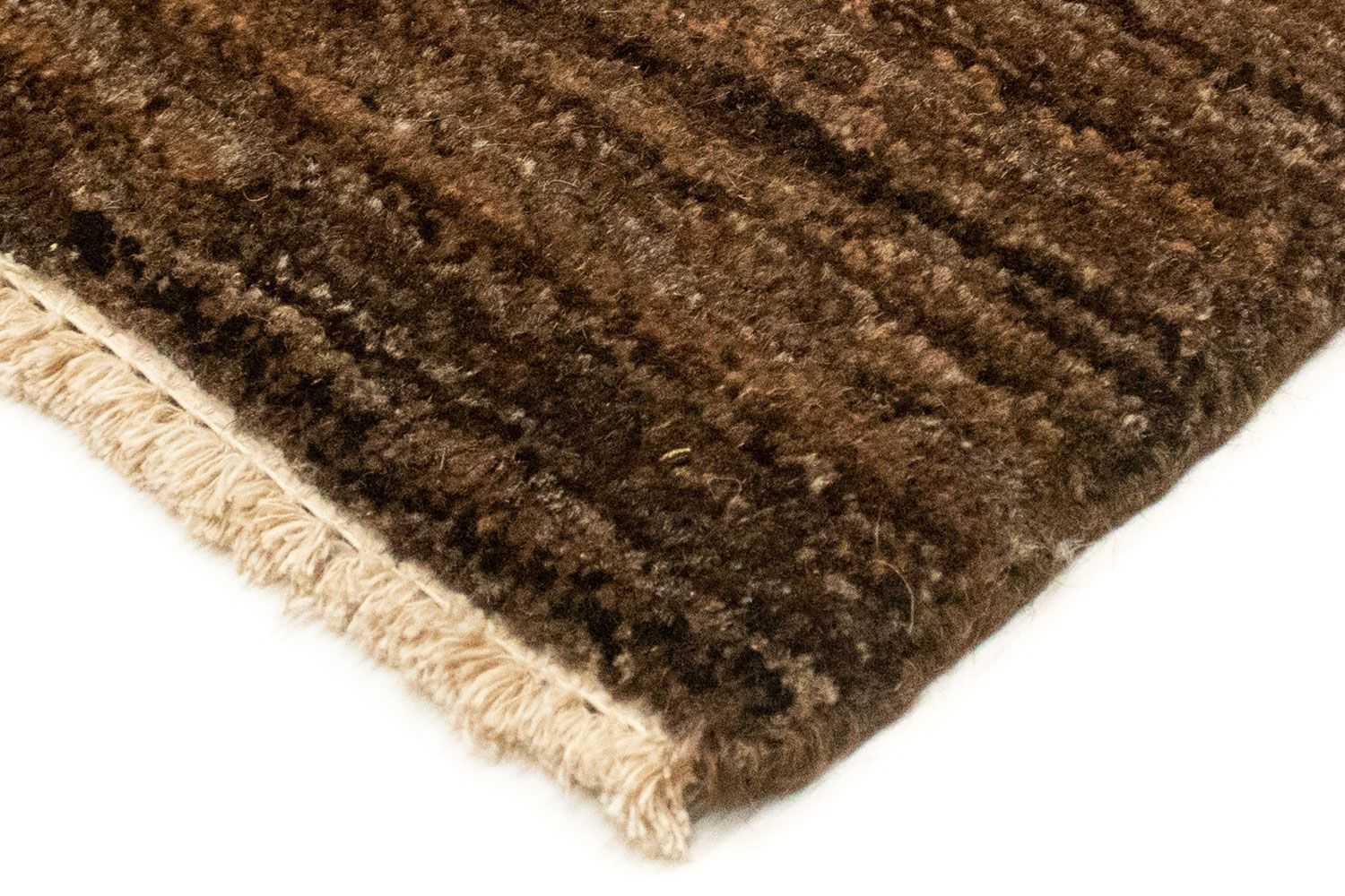 Gabbeh Teppich - Indus 245 x 170 cm - dunkelbraun - Image 2