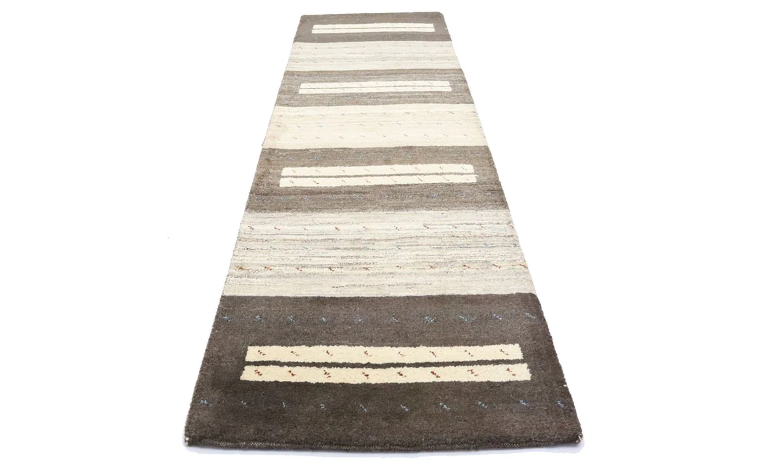 Gabbeh Teppich Indus 293x81cm - Wollteppich - Image 5