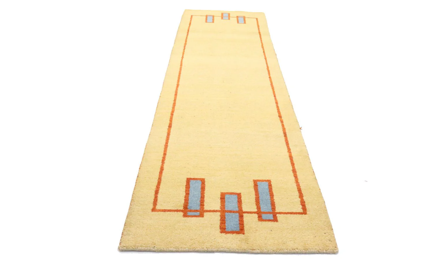 Gabbeh Teppich - Indus 294 x 80 cm - beige - Image 5