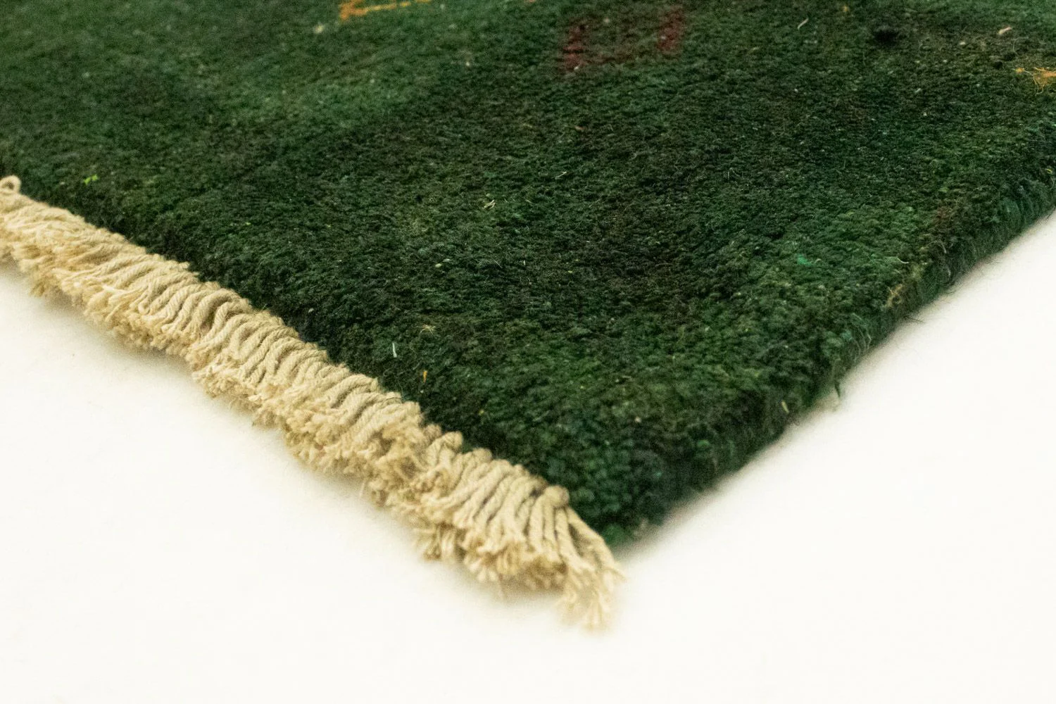 Gabbeh Teppich - Indus 300 x 200 cm - dunkelgrün - Image 2