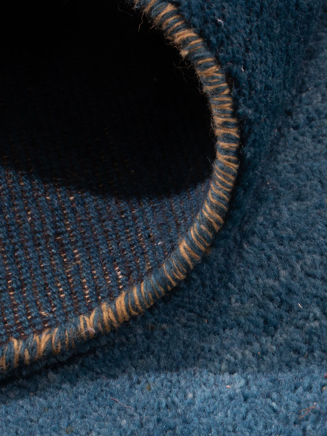 Gabbeh Teppich - Indus - 356 x 250 cm - blau - Image 5