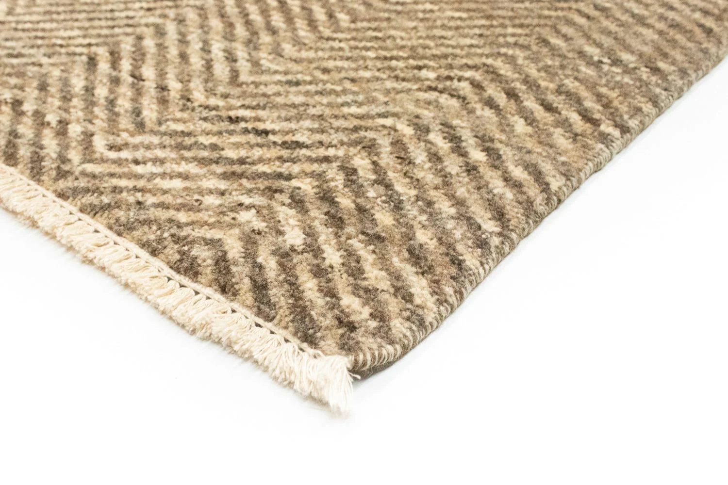 Gabbeh Teppich - Indus 370 x 77 cm - beige - Image 2