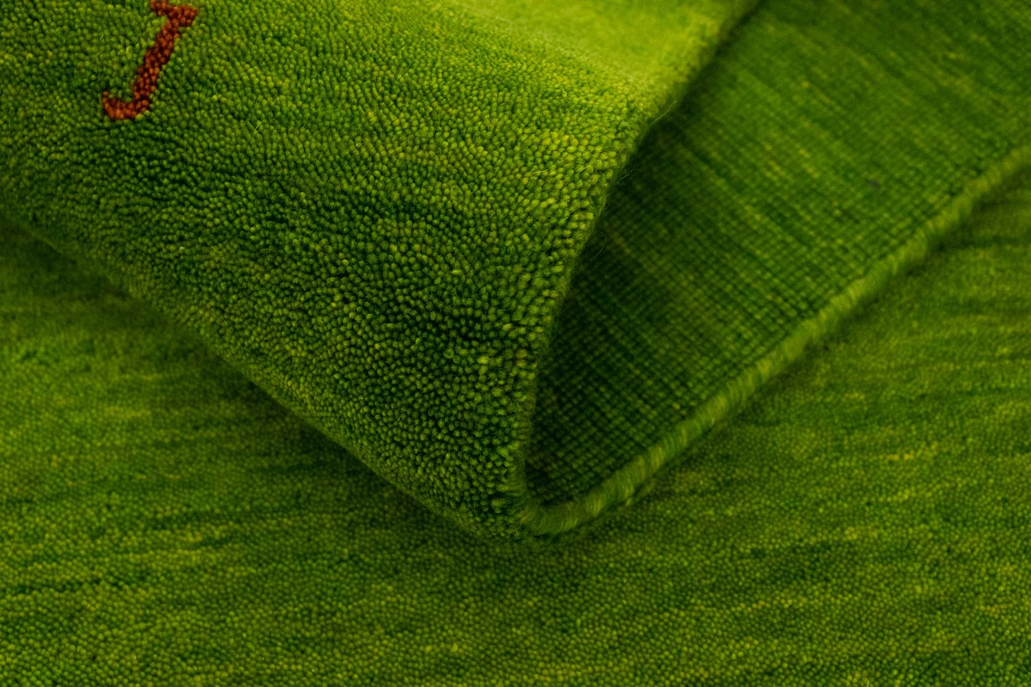 Gabbeh Teppich - Indus 400 x 80 cm - grün - Image 4