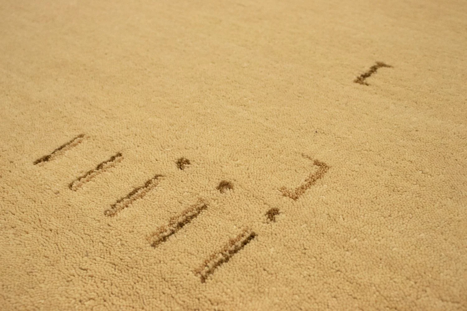 Gabbeh Teppich - Indus 400 x 80 cm - beige - Image 2