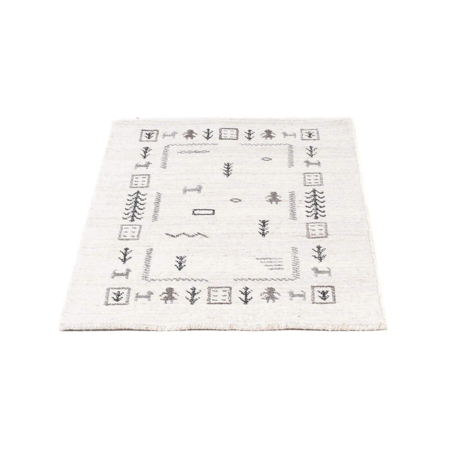 Gabbeh Teppich Indus 90x60cm - Wollteppich - Image 4