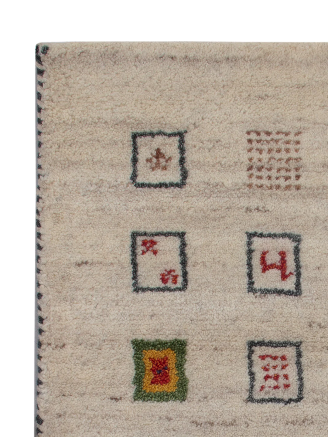 Gabbeh Teppich Indus 90x60cm - Wollteppich - Image 3