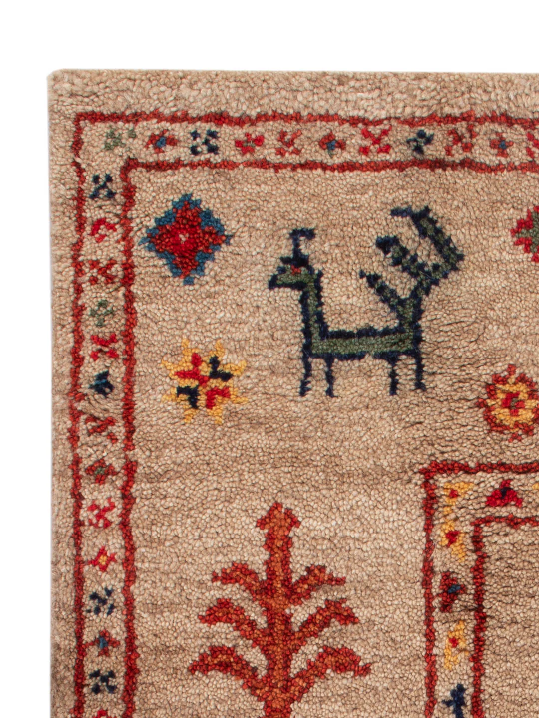 Gabbeh Teppich Indus 90x60cm - Wollteppich - Image 3