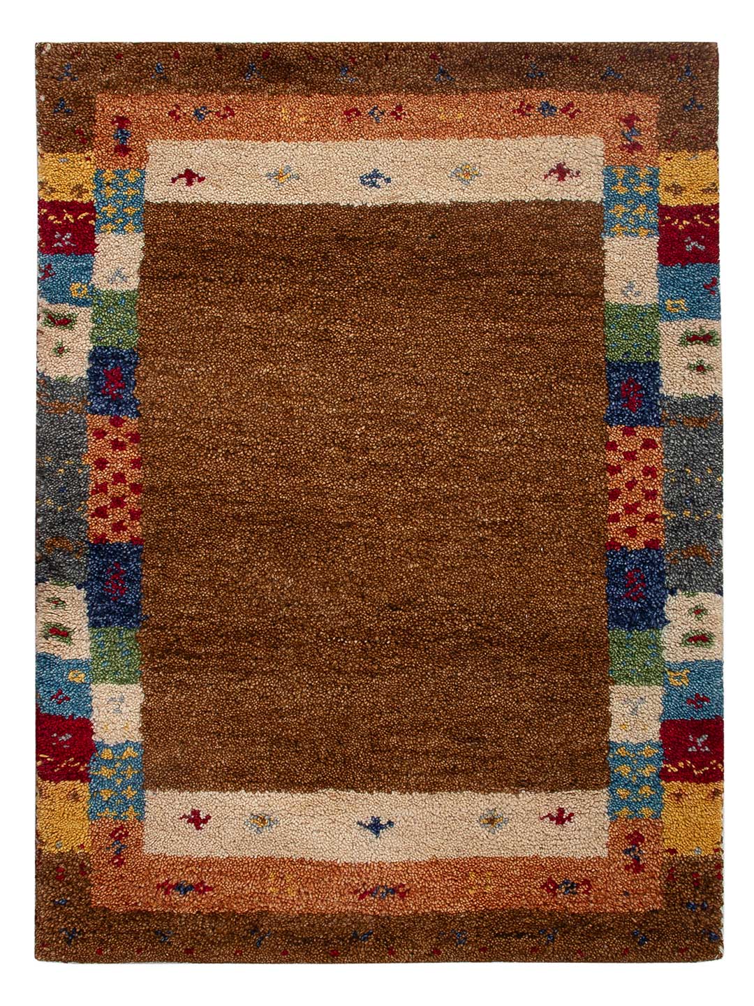 Gabbeh Teppich Indus 90x60cm - Wollteppich