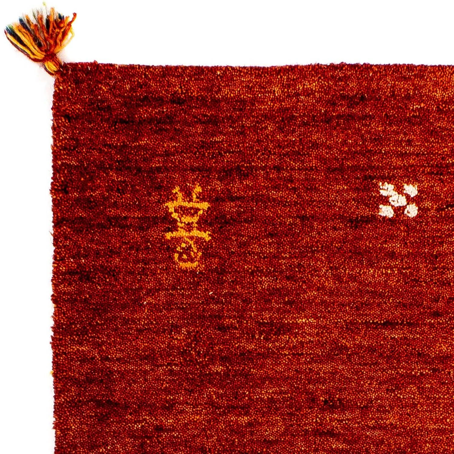 Gabbeh Teppich - Indus 90 x 60 cm - dunkelrot - Image 3