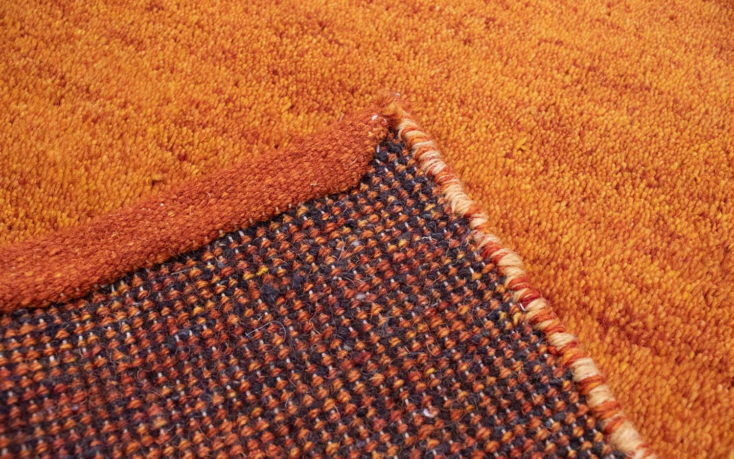 Gabbeh Teppich - Indus 90 x 60 cm - orange - Image 2