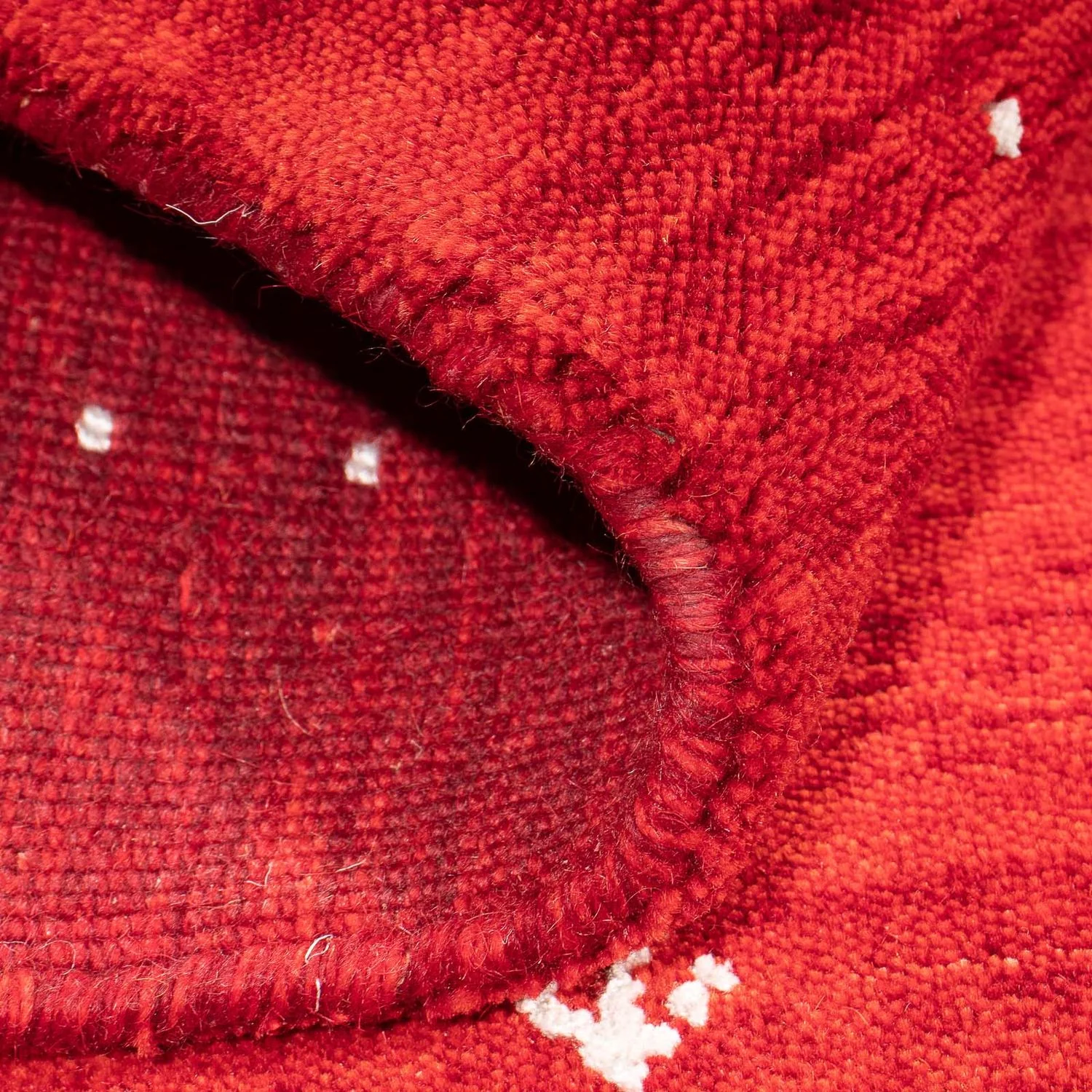 Gabbeh Teppich - Indus 90 x 60 cm - rot - Image 4