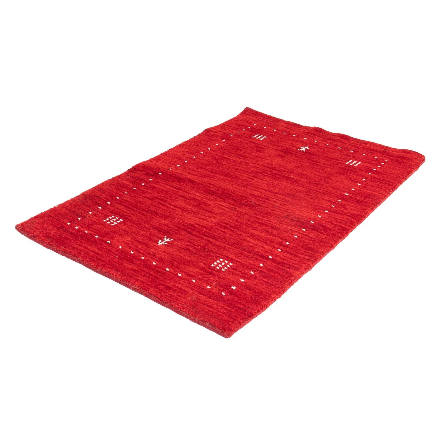 Gabbeh Teppich - Indus 90 x 60 cm - rot - Image 5