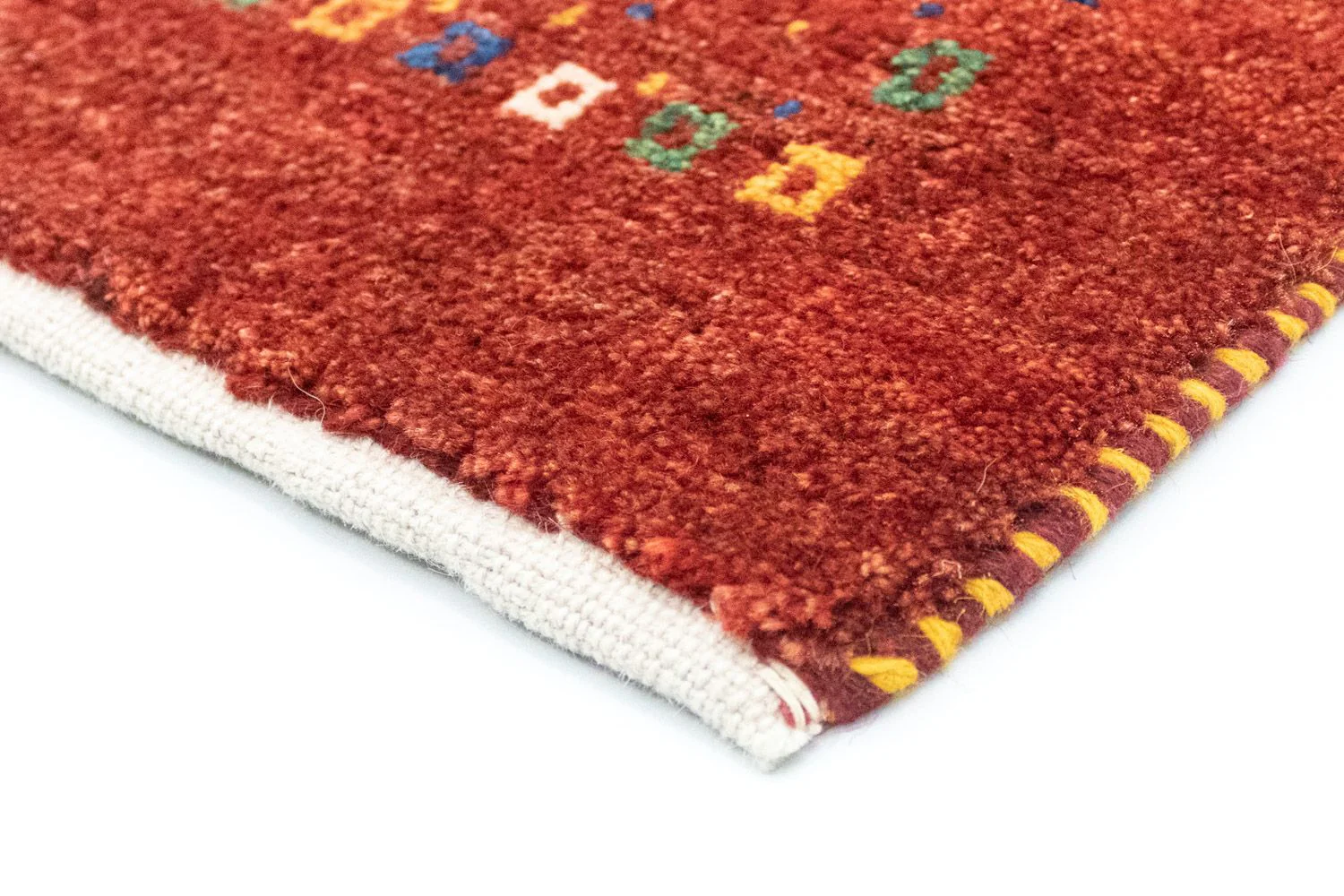 Gabbeh Teppich - Kaschkuli Perser 125 x 80 cm - orange - Image 2