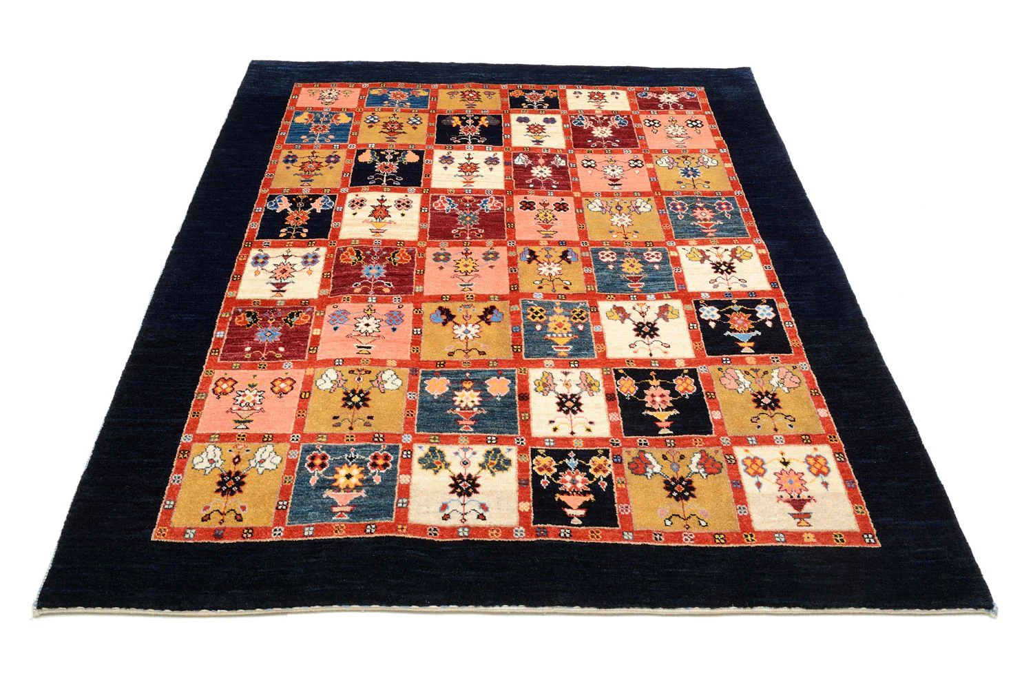 Gabbeh Teppich - Kaschkuli Perser 195 x 153 cm - bunt - Image 4