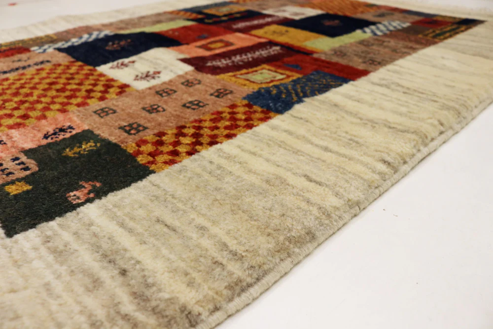 Gabbeh Teppich - Loribaft Indus - 127 x 85 cm - mehrfarbig - Image 7