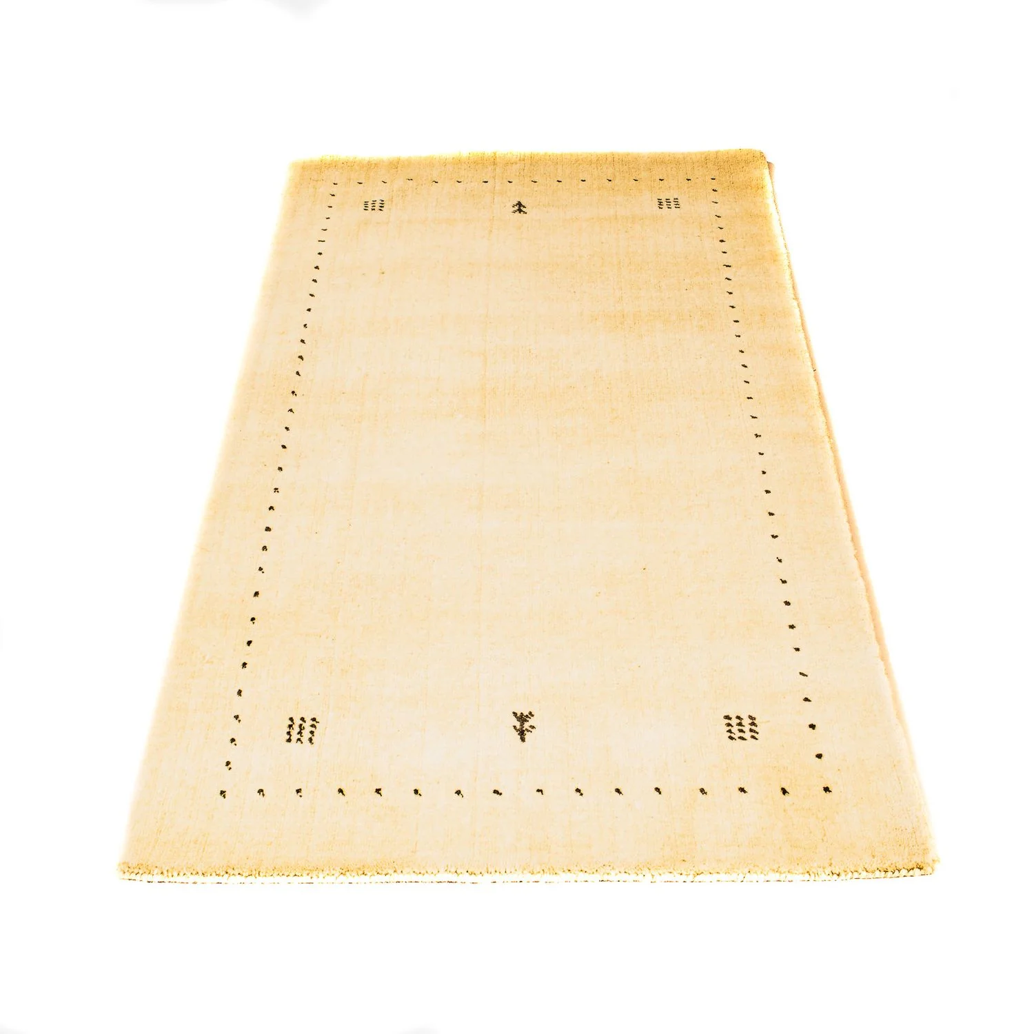 Gabbeh Teppich - Loribaft Indus 142 x 73 cm - beige - Image 5