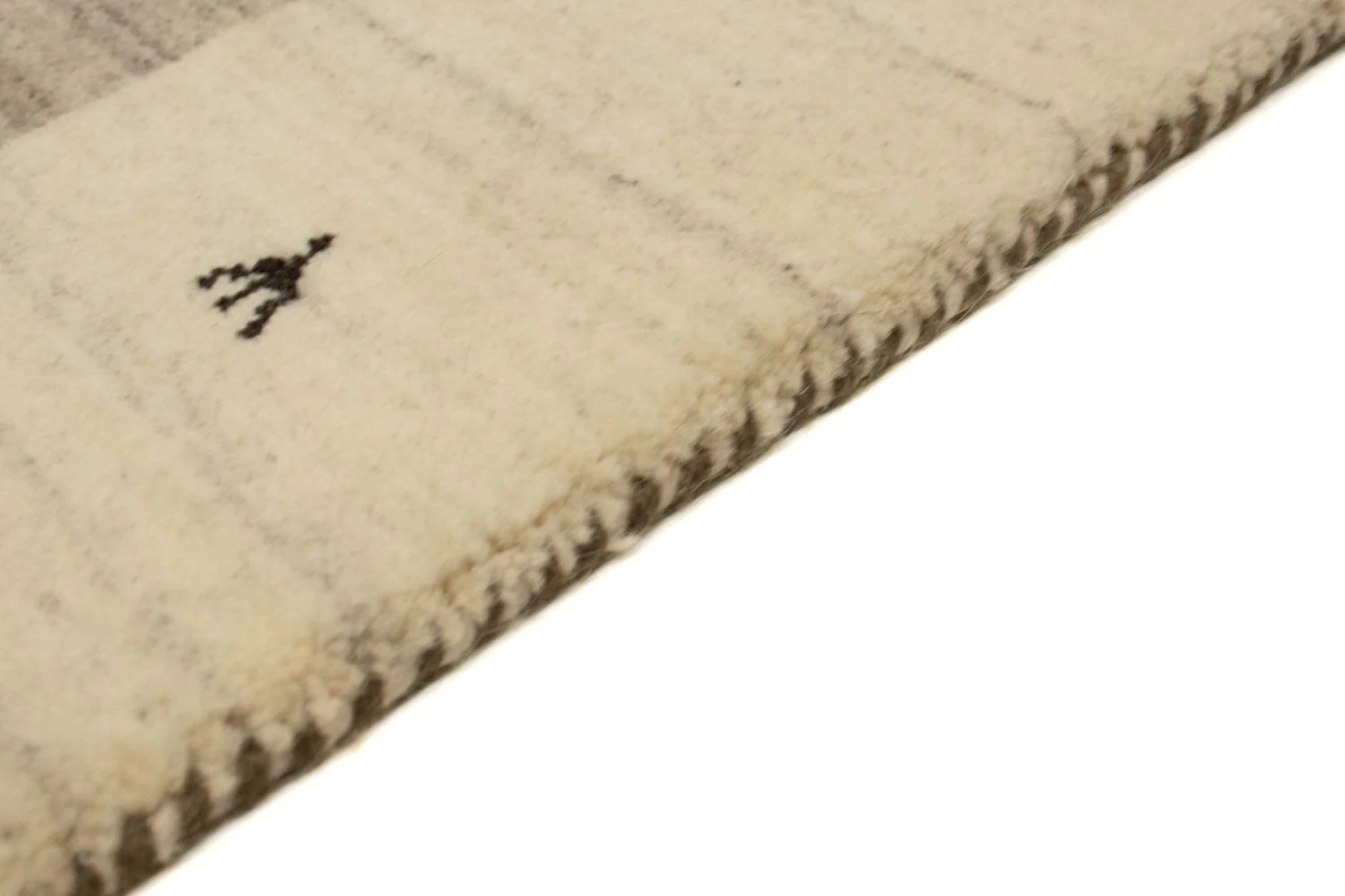 Gabbeh Teppich - Loribaft Indus 160 x 90 cm - beige - Image 3