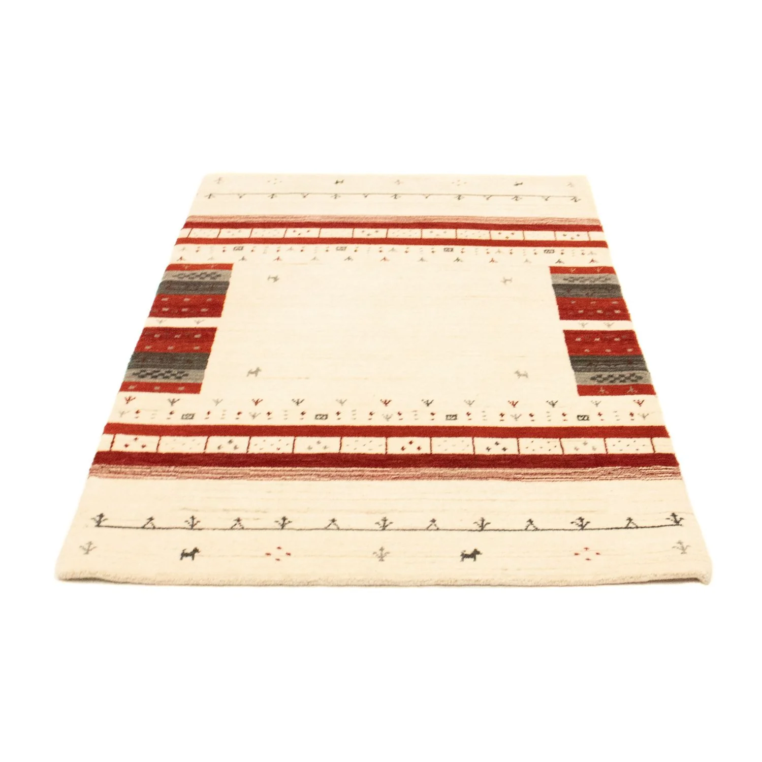 Gabbeh Teppich - Loribaft Indus 161 x 92 cm - beige - Image 3