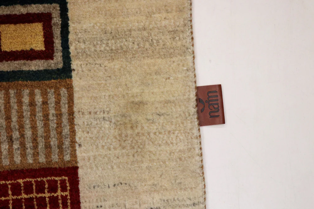 Gabbeh Teppich - Loribaft Indus - 197 x 142 cm - mehrfarbig - Image 6