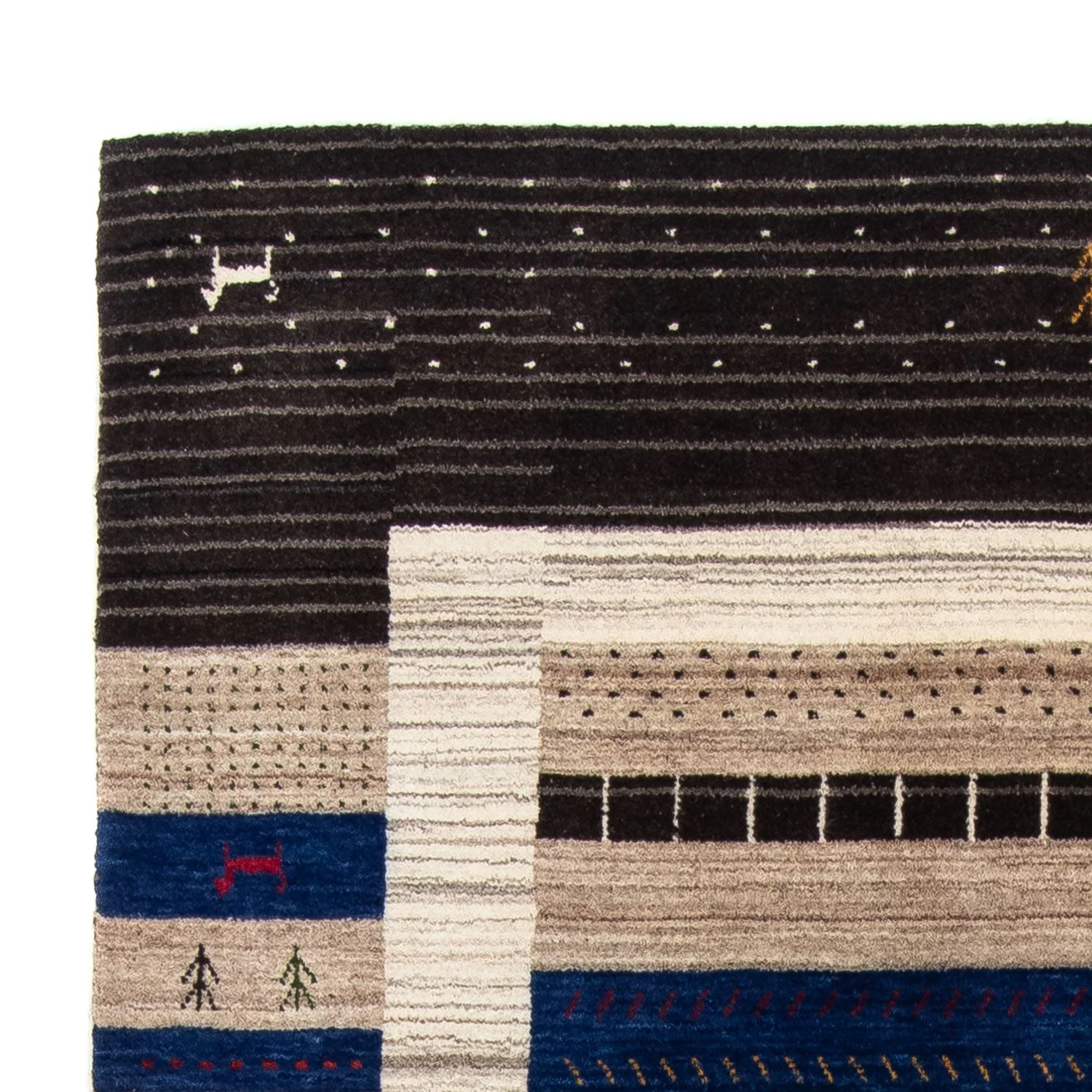 Gabbeh Teppich - Loribaft Indus 200 x 140 cm - mehrfarbig - Image 3