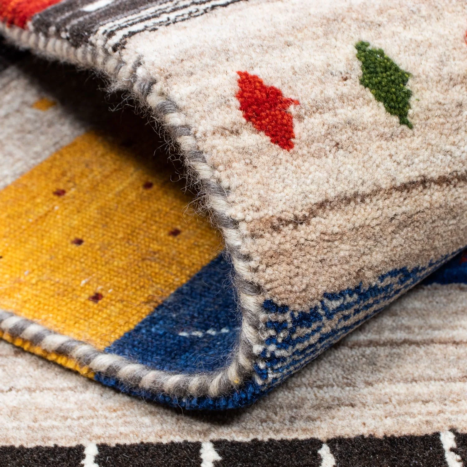 Gabbeh Teppich - Loribaft Indus 200 x 140 cm - mehrfarbig - Image 4