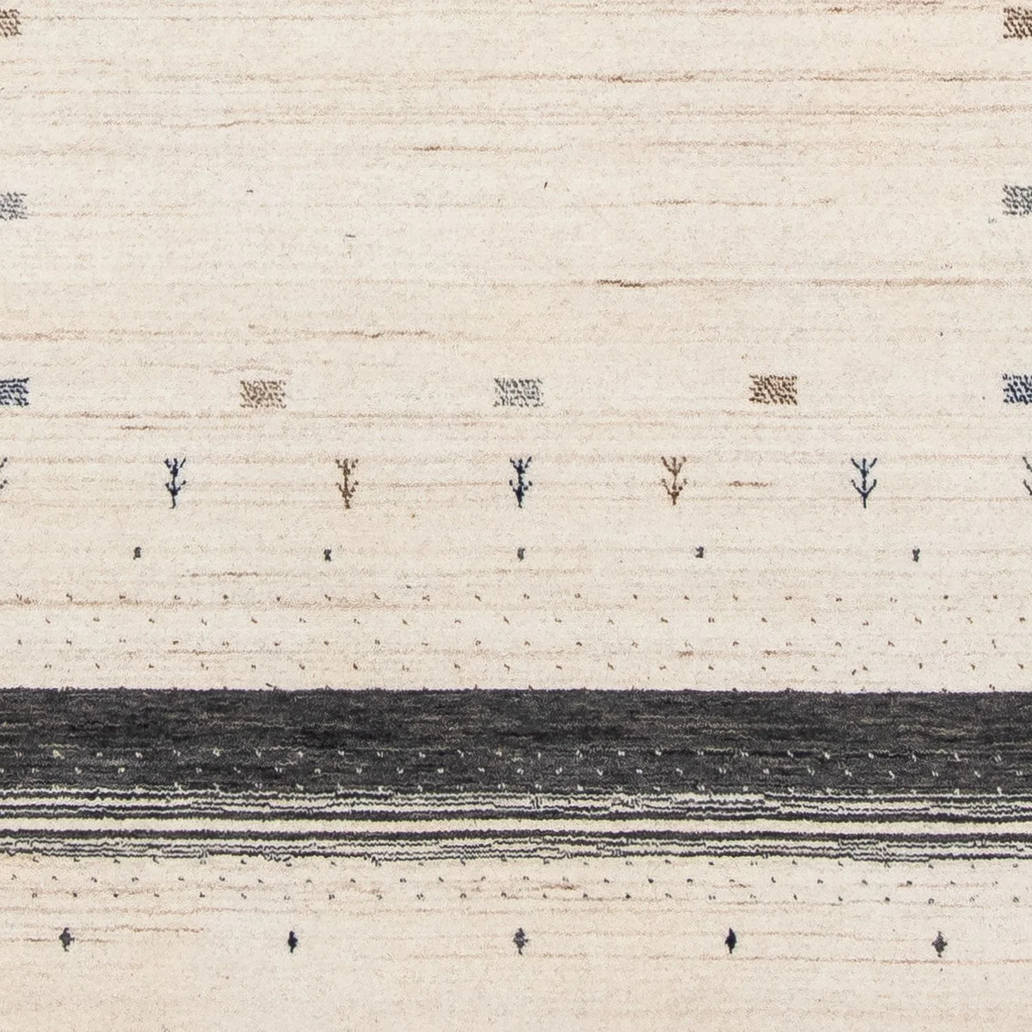 Gabbeh Teppich - Loribaft Indus 200 x 145 cm - beige - Image 2