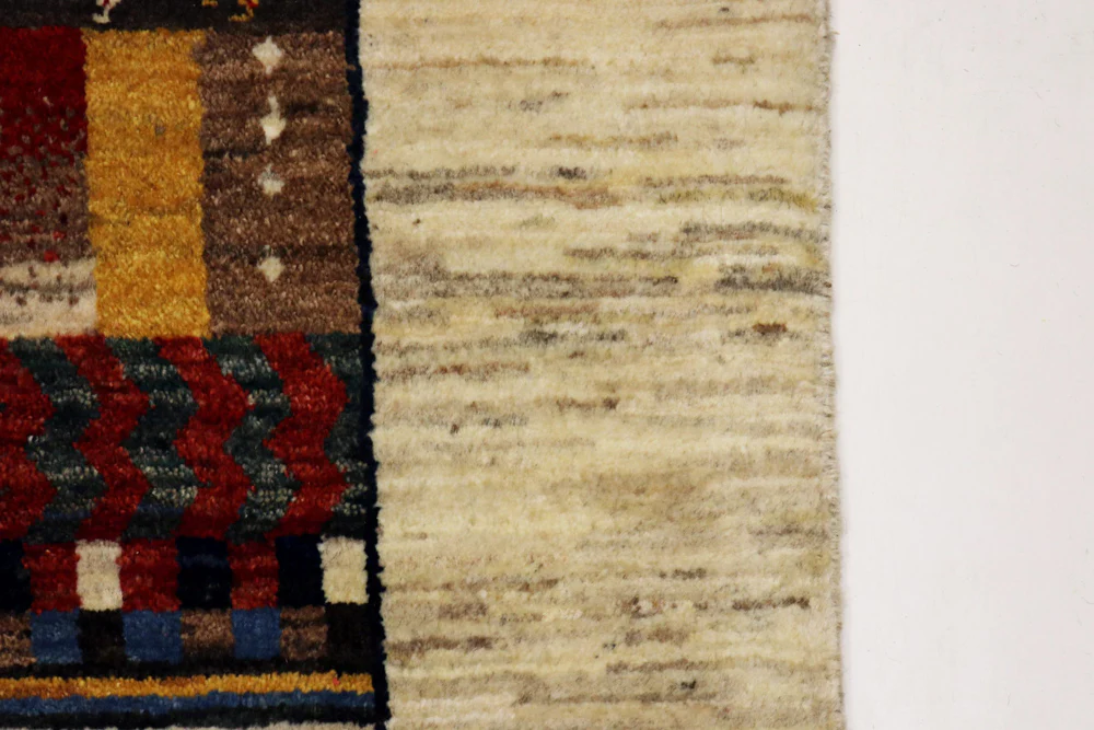 Gabbeh Teppich - Loribaft Indus - 200 x 154 cm - mehrfarbig - Image 7