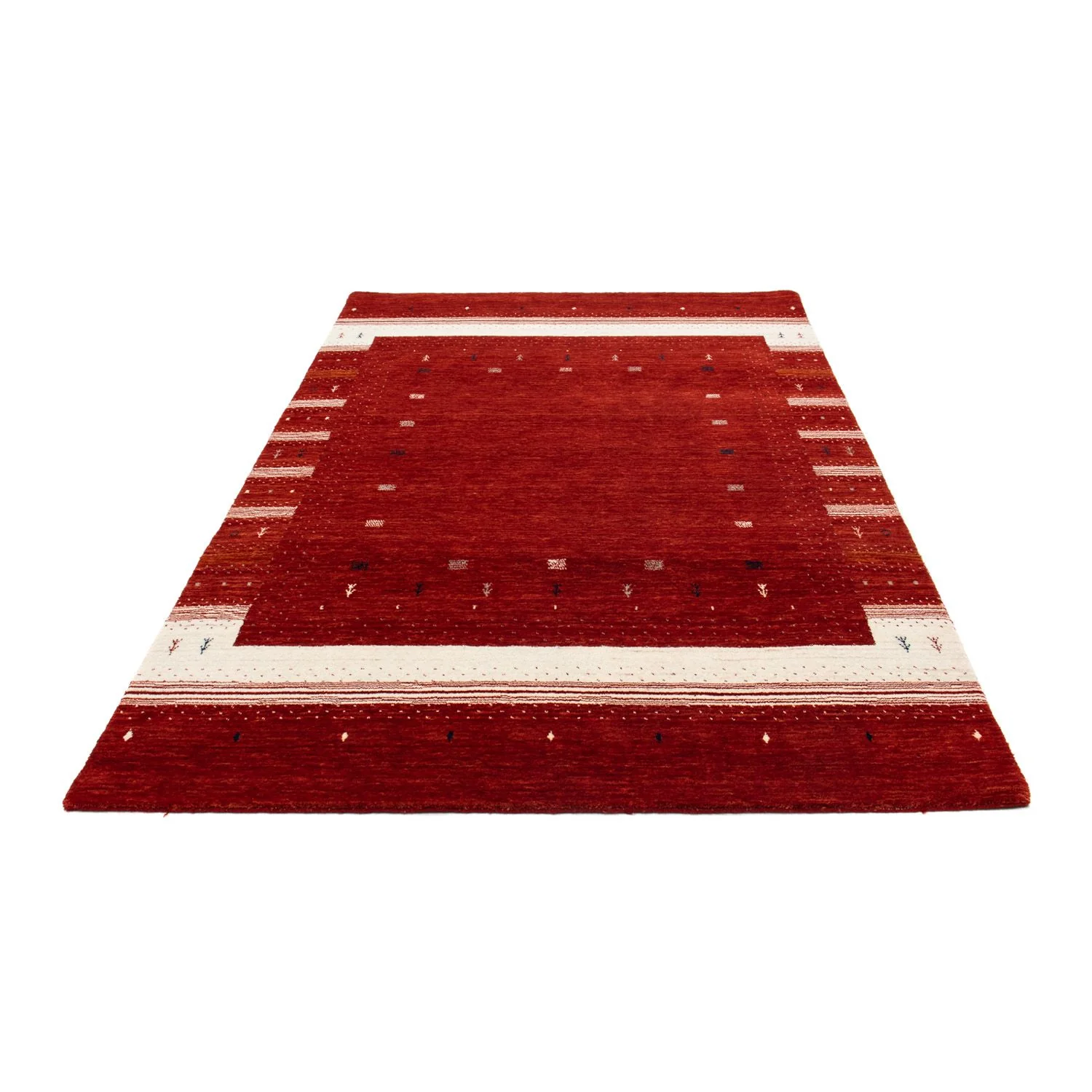Gabbeh Teppich - Loribaft Indus 204 x 140 cm - rot - Image 5